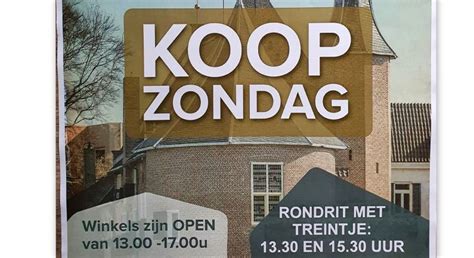 Koopzondag in Coevorden .